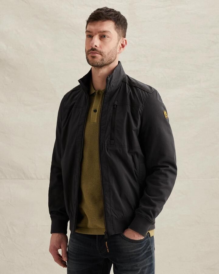 PME LEGEND Hybrid jacket met ritssluiting en steekzakken