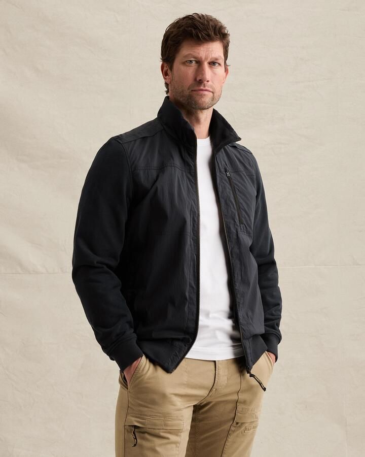 PME LEGEND Hybrid jacket met ritssluiting en zijzakken