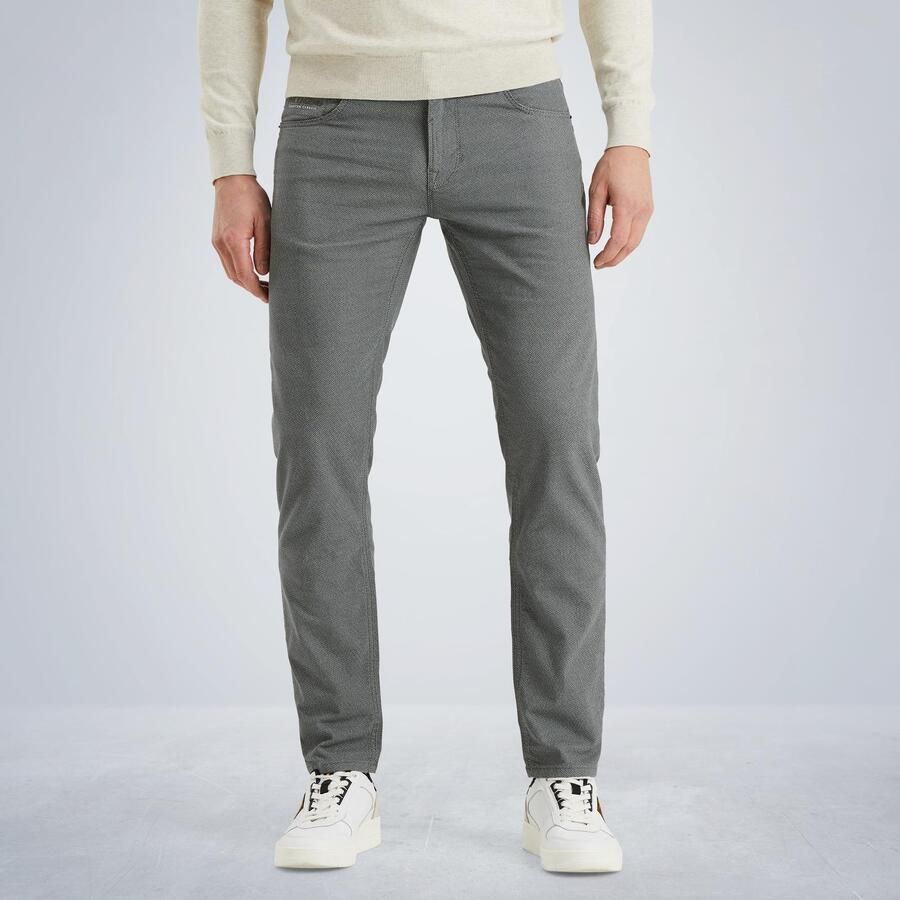 PME Legend regular casual broek grijsblauw - Foto 3