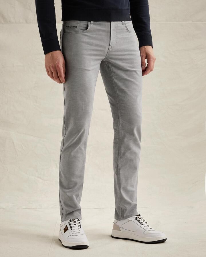 PME Legend NIGHTFLIGHT regular casual broek grijsblauw - Foto 4