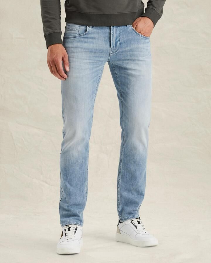 PME Legend NIGHTFLIGHT regular fit jeans met textuur lichtblauw - Foto 6