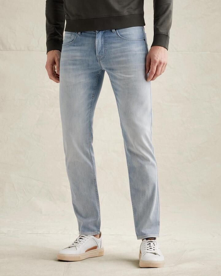 PME Legend NIGHTFLIGHT regular fit jeans met textuur light blue denim - Foto 4