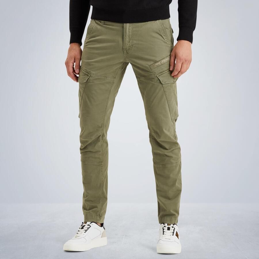 PME Legend Tapered fit cargobroek met labelprint model 'NORDROP' - Foto 5