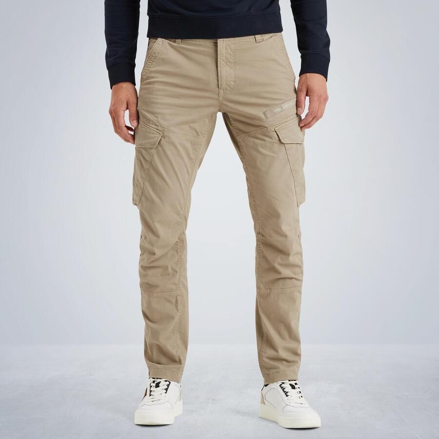 PME Legend Tapered fit cargobroek met labelprint model 'NORDROP'