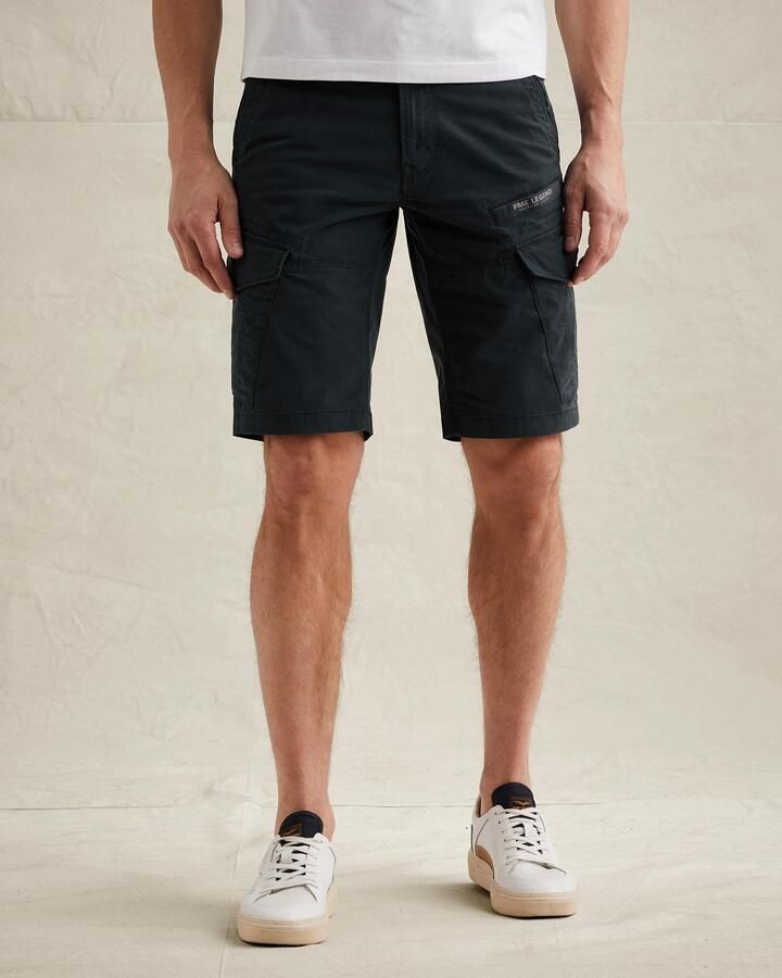 PME LEGEND Heren Broeken Nordrop Cargo Shorts Stretch Twill Donkerblauw - Foto 8