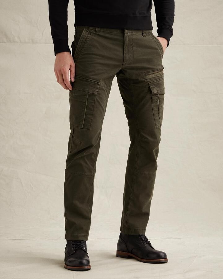 PME LEGEND Nordrop tapered fit cargobroek met allover print