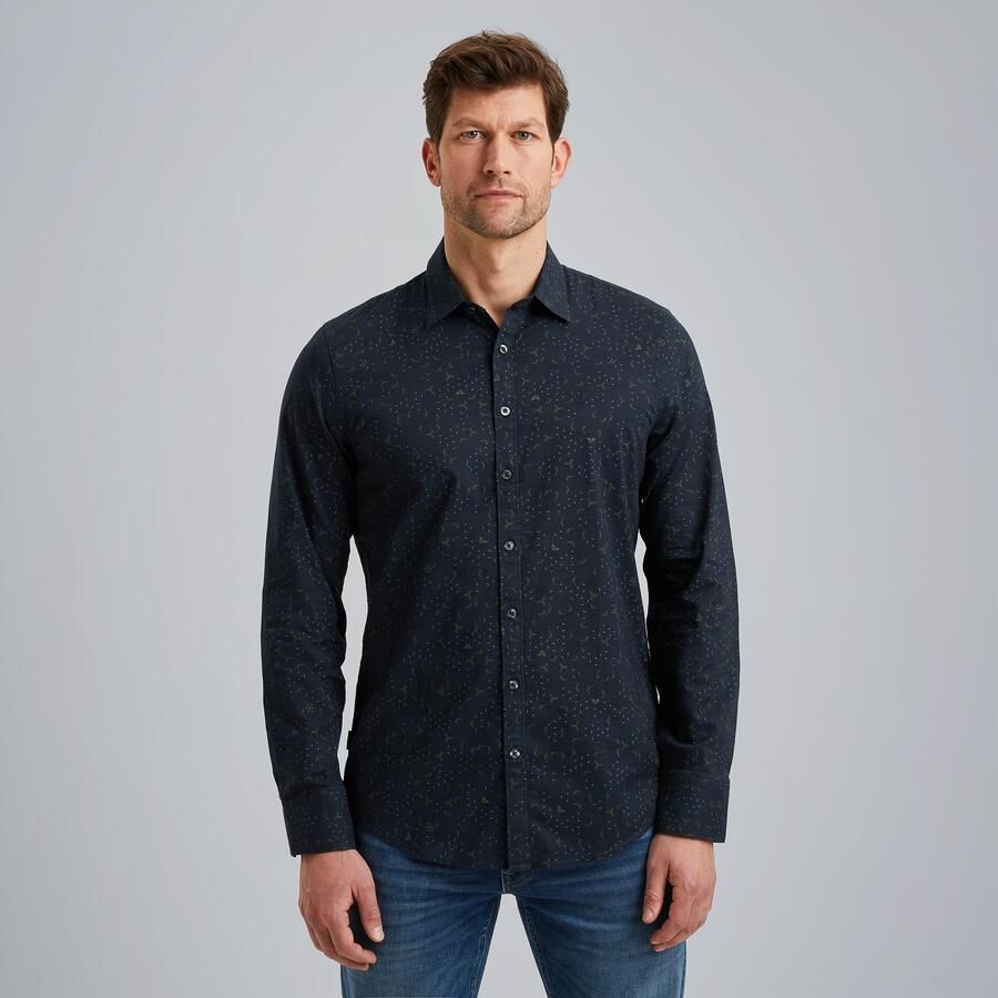 PME Legend Lange Mouw Dressual Print Jesper Black Heren - Foto 3