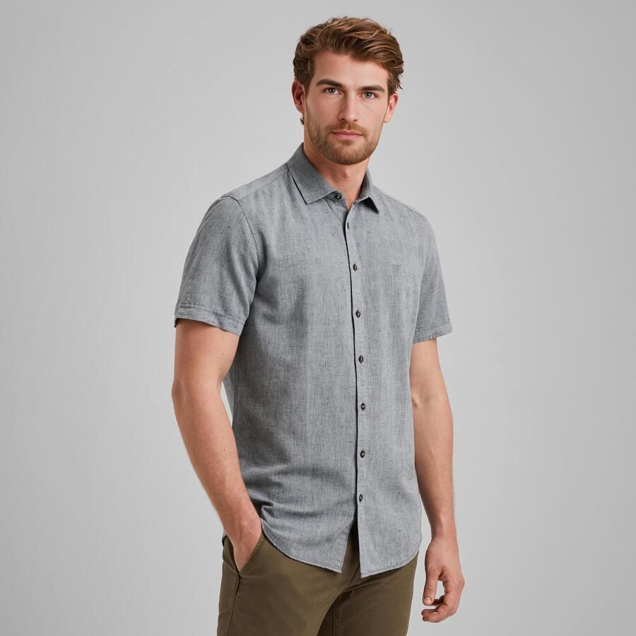 PME Legend casual overhemd grijsblauw