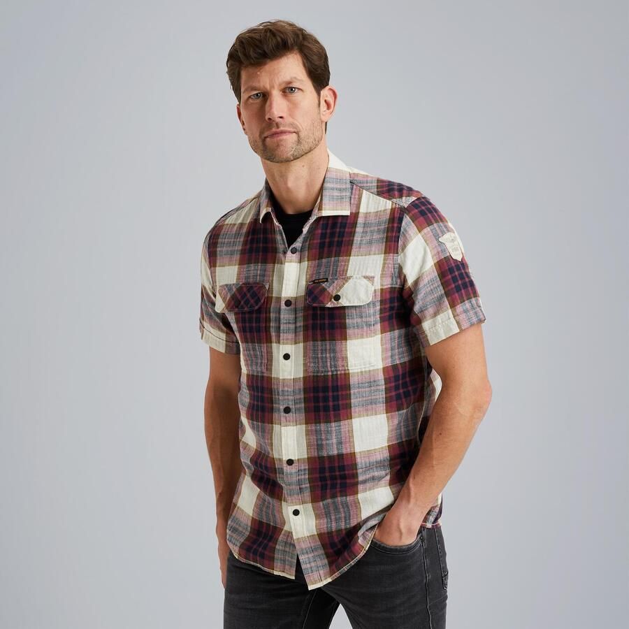 PME Legend Regular fit vrijetijdsoverhemd met borstzakken