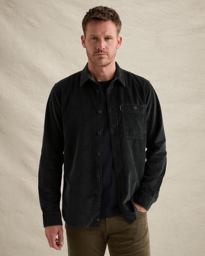 PME Legend WRENCHMEN DOBBY corduroy regular fit overshirt antraciet - Foto 3