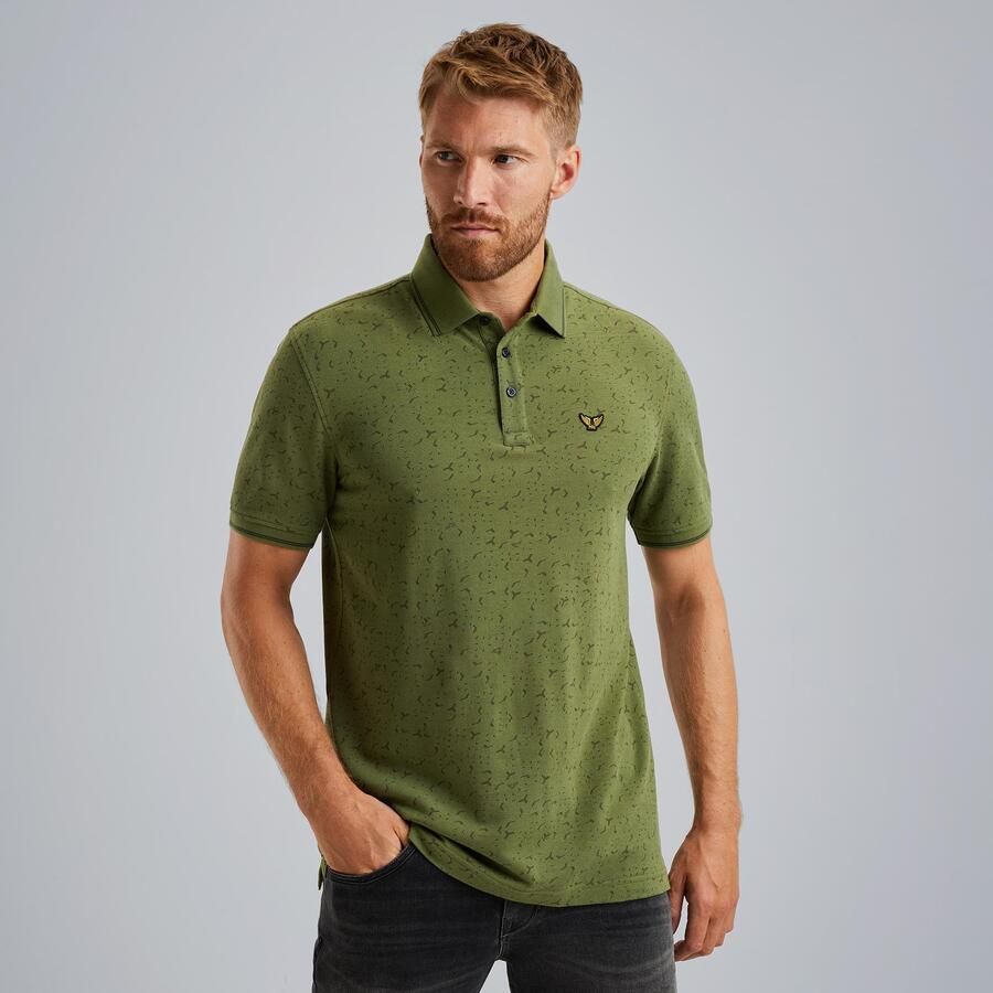 PME Legend Korte Mouw Polo Fijne Piqué Green Heren - Foto 2