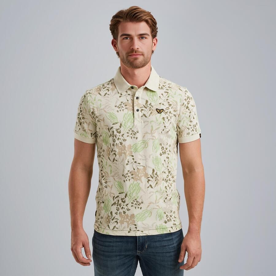 PME LEGEND Polo met allover print - Foto 3