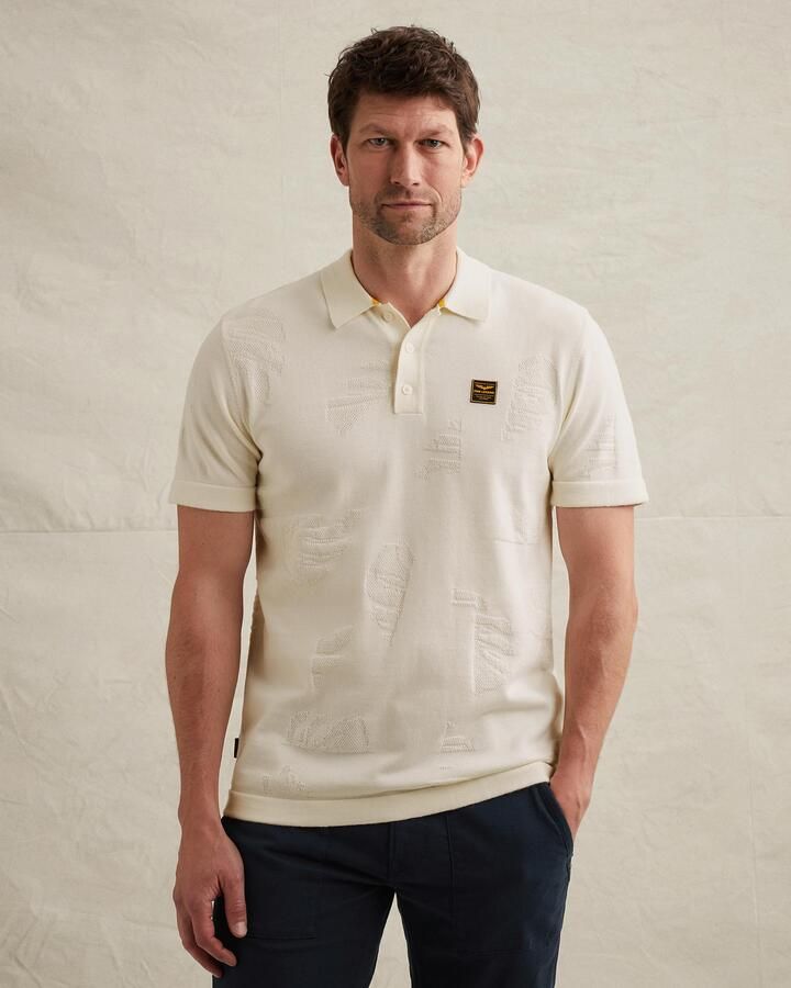 PME LEGEND Polo met allover print