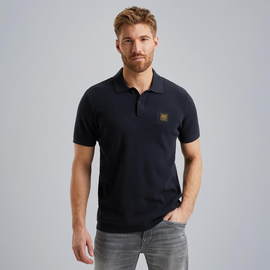 PME LEGEND Heren Polo's & T-shirts Short Sleeve Polo Cotton Blauw - Foto 7