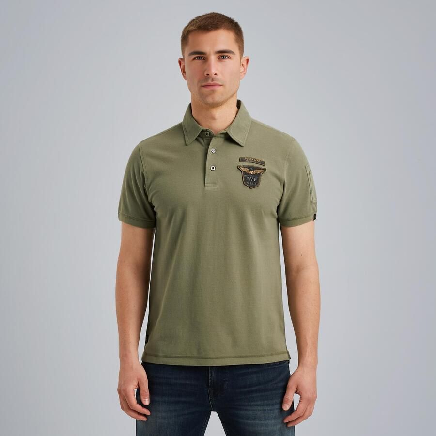 PME Legend regular polo groen - Foto 3