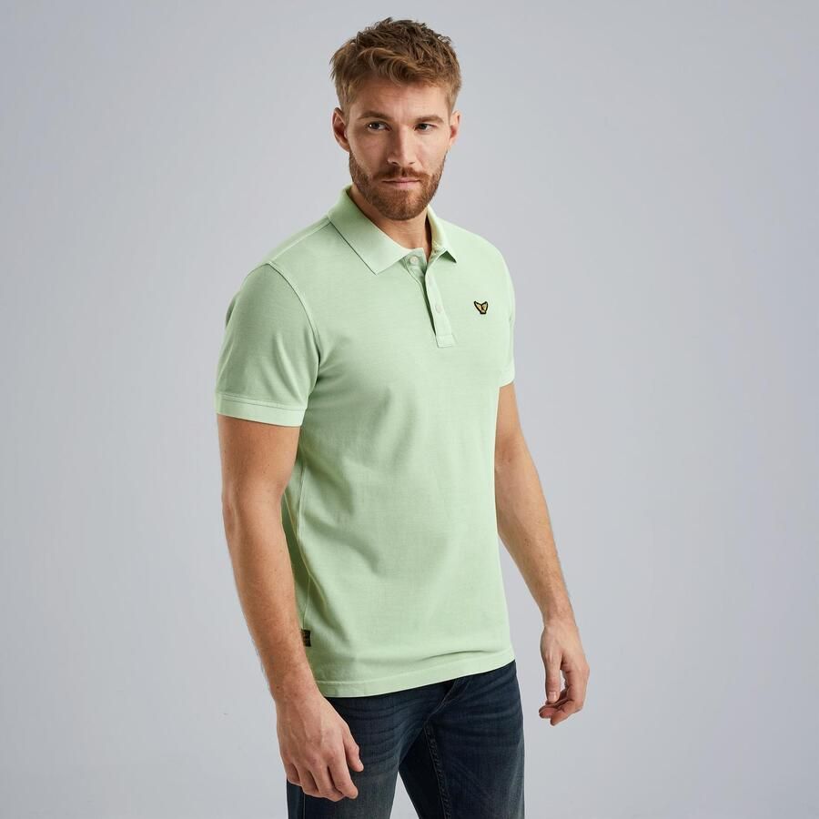 PME LEGEND Heren Polo's & T-shirts Pique Garment Dye Groen - Foto 6