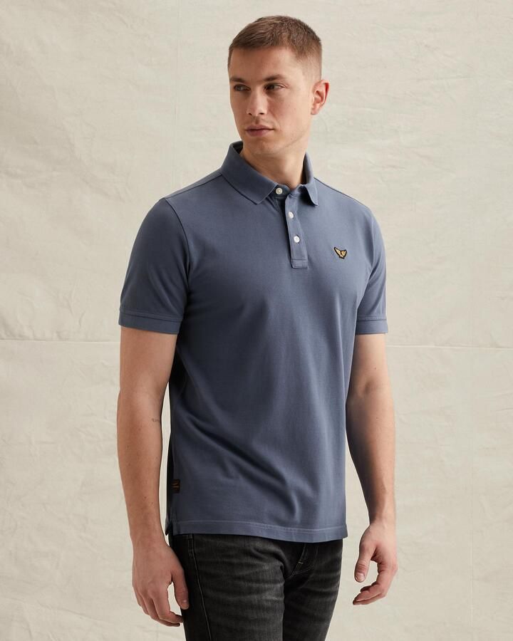 PME LEGEND Polo met garment-dye wassing - Foto 2