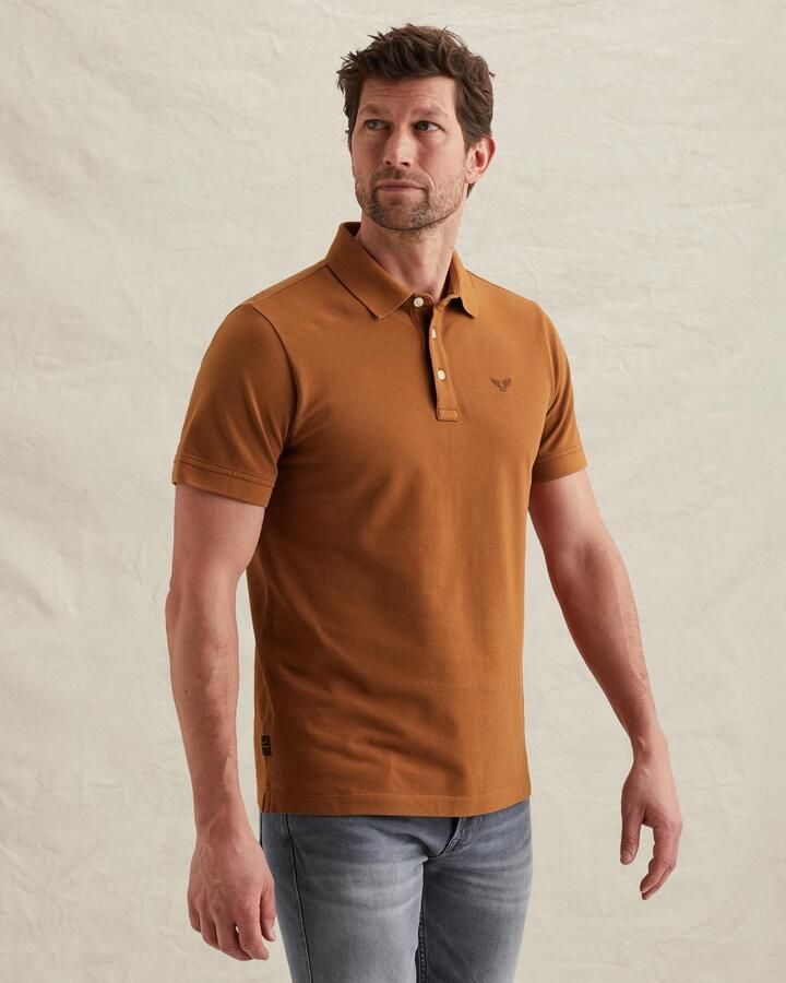 PME LEGEND Polo met ribkraag