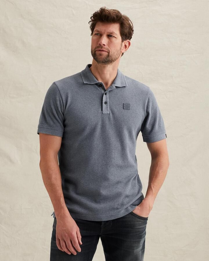 PME LEGEND Heren Polo's & T-shirts Popcorn Jersey Lichtblauw - Foto 7