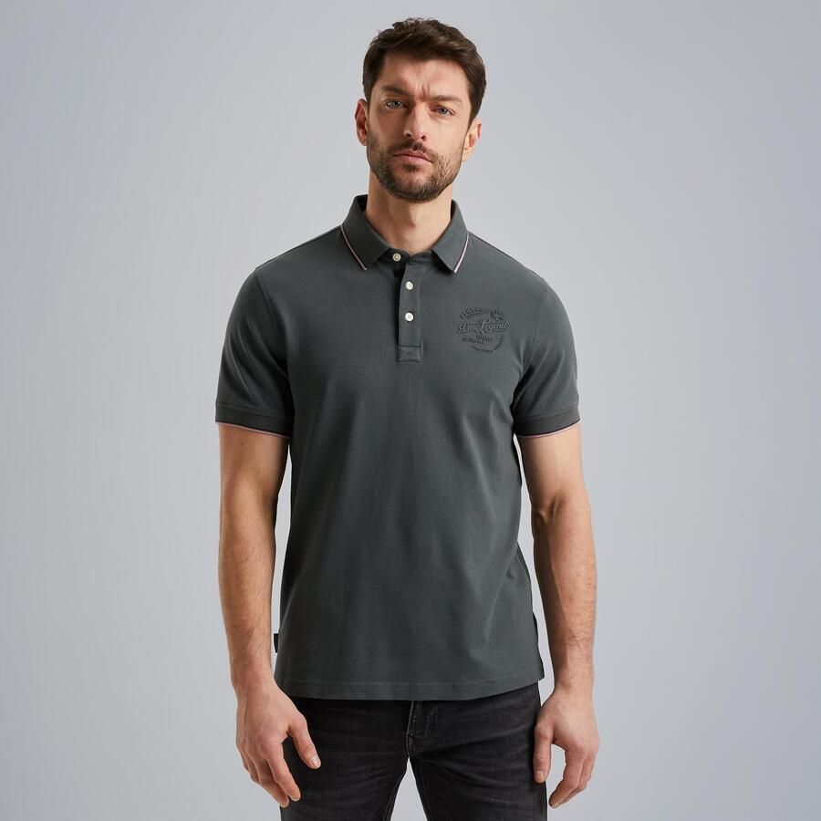 PME Legend regular polo grijs