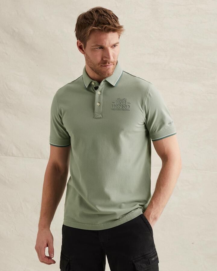 PME Legend Piqué Poloshirt Iceberg Green - Foto 3