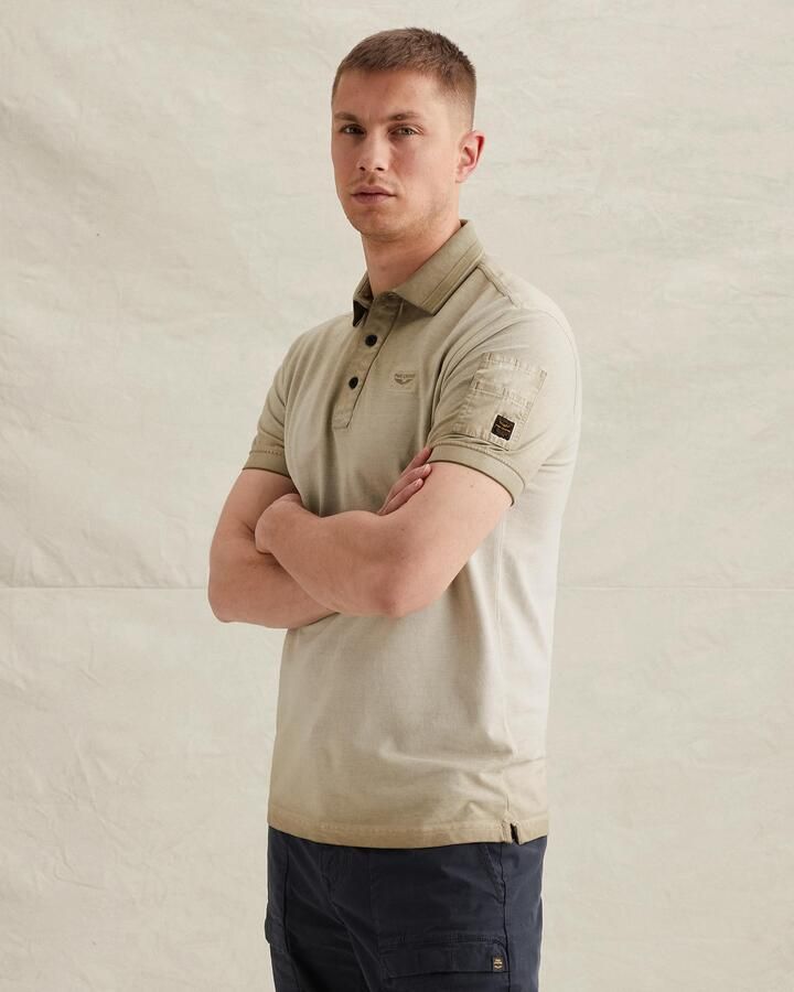 PME LEGEND Polo van piqué met flight pocket