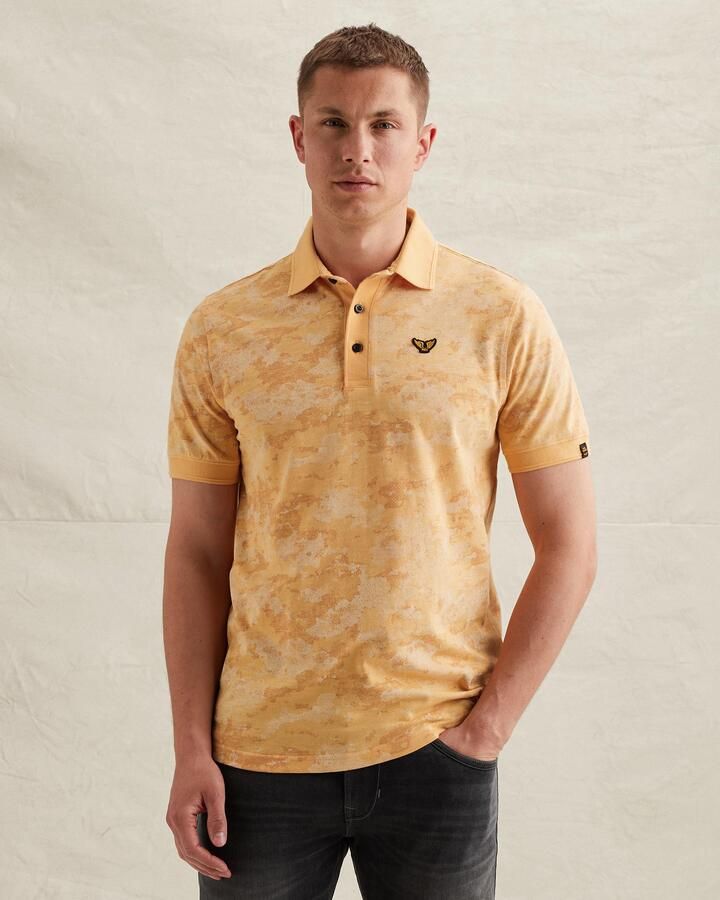 PME LEGEND Polo van slub jersey