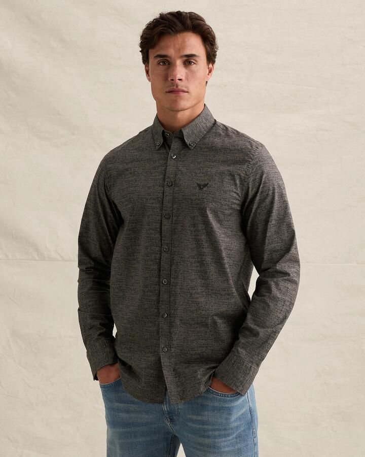 PME LEGEND Poplin overhemd met allover print