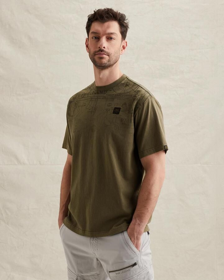 PME LEGEND Relaxed fit T-shirt met artwork