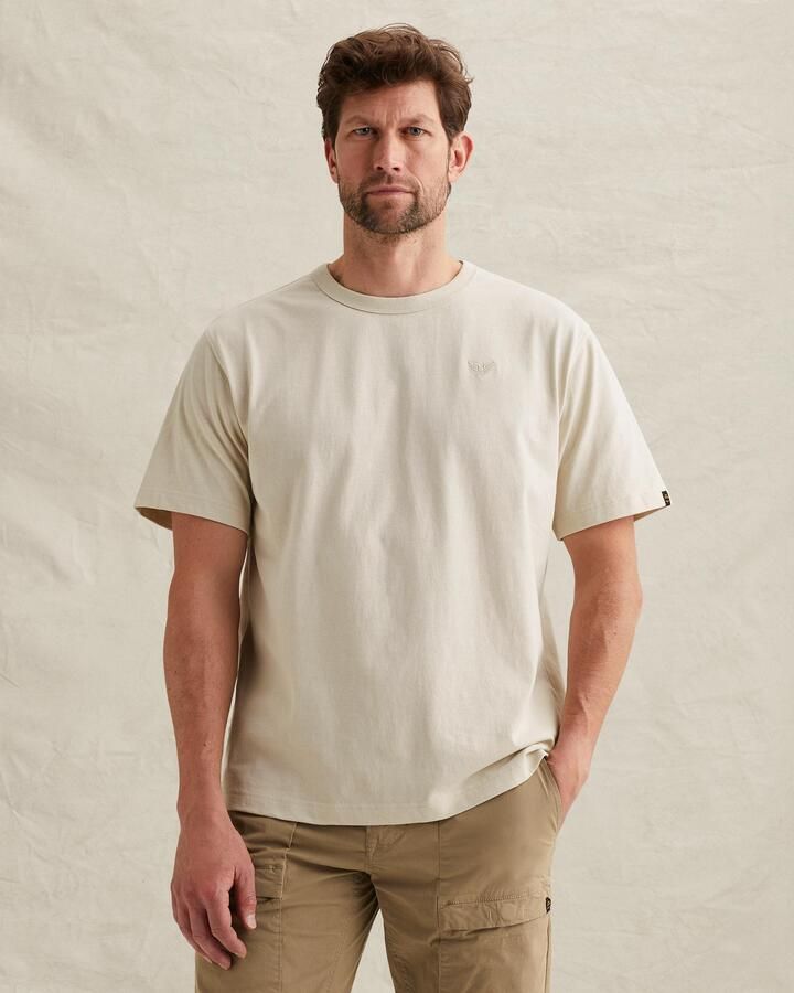 PME LEGEND Relaxed fit T-shirt met geborduurd logo