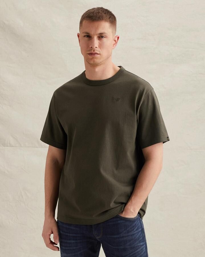 PME LEGEND Relaxed fit T-shirt met geborduurd logo - Foto 4
