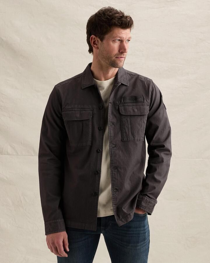PME Legend Regular Fit vrijetijdsoverhemd met borstzakken model 'cavalry'