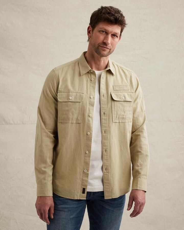 PME LEGEND Shirt jacket met ruitpatroon en borstzakken - Foto 3