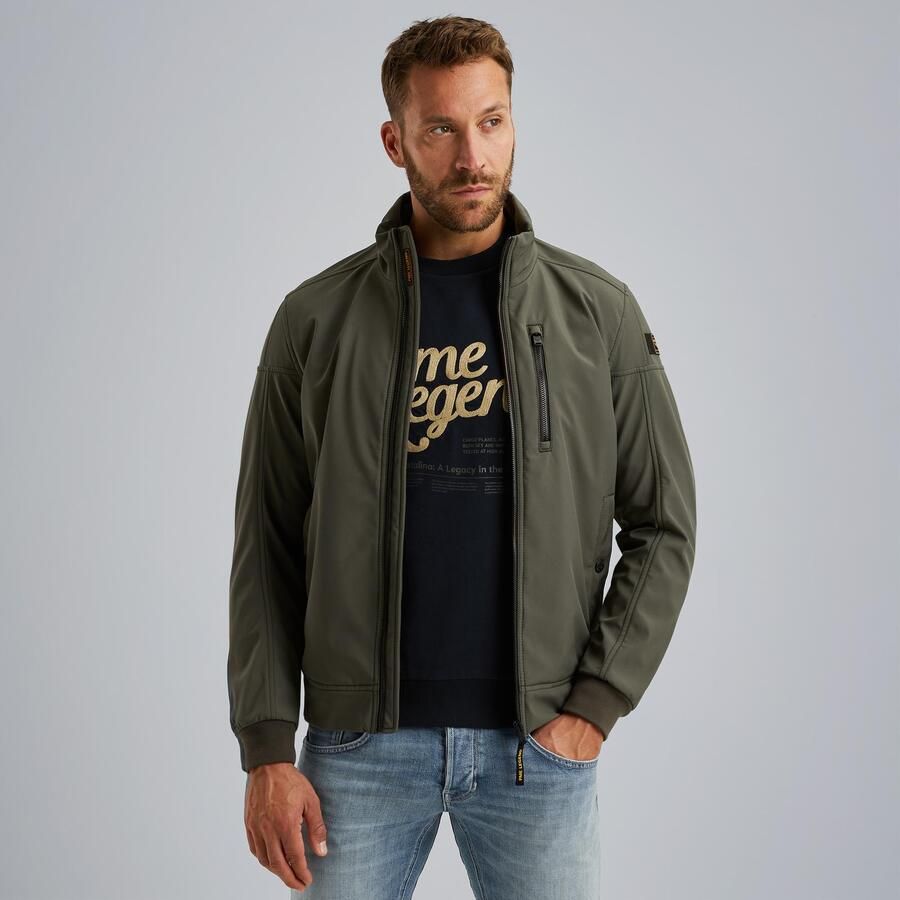 PME LEGEND Heren Jassen Flight Jacket Skyglider 3l Softshell Groen