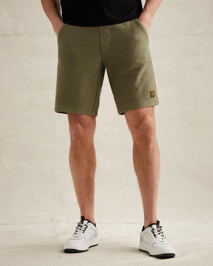PME Legend SKYGLIZER regular casual short donkergroen - Foto 3
