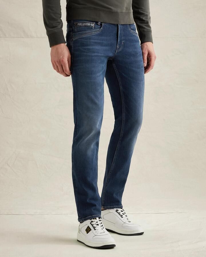 PME Legend SKYRAK regular fit jeans donkerblauw - Foto 7