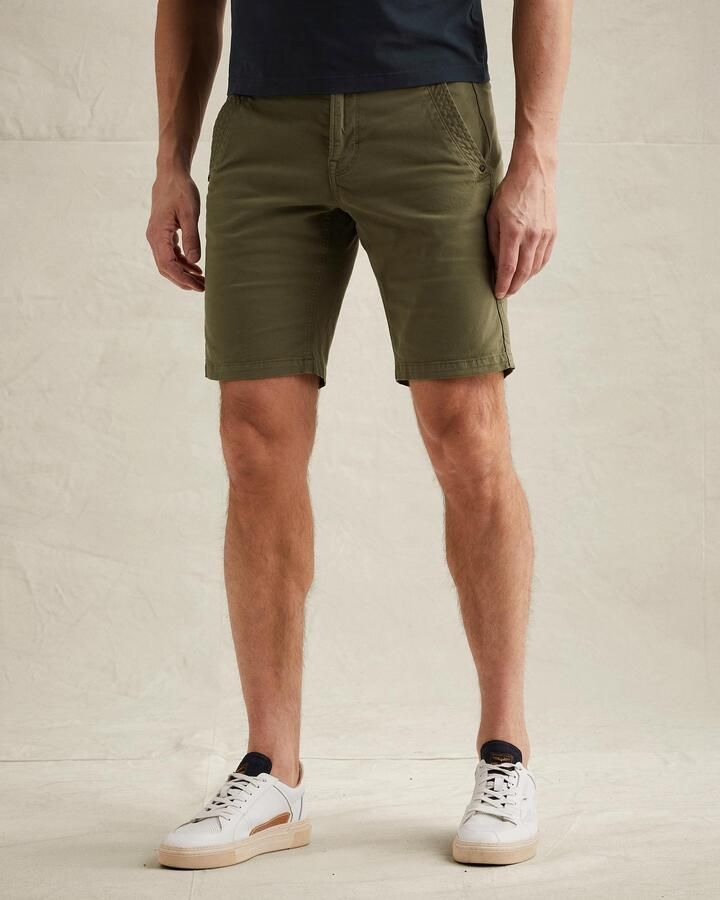 PME LEGEND Heren Broeken Spector Chino Shorts Fancy Structure Khaki - Foto 8
