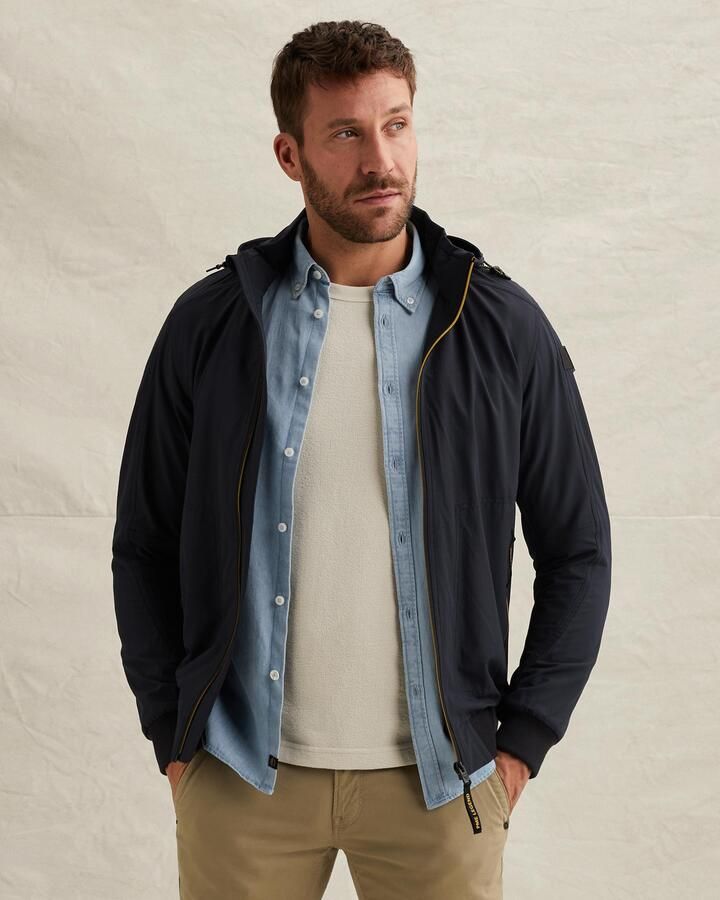 PME LEGEND Heren Jassen Stretch Flightjacket Donkerblauw - Foto 5