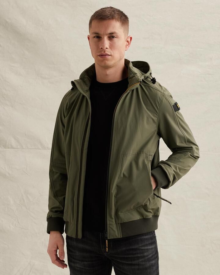 PME LEGEND Heren Jassen Stretch Flightjacket Khaki - Foto 8