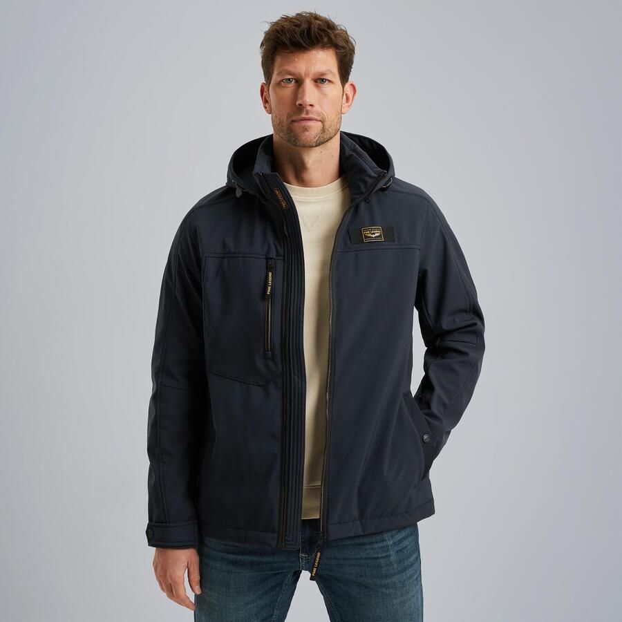 PME LEGEND Heren Jassen Semi Long Jacket Successor 3l Soft Shell Blauw