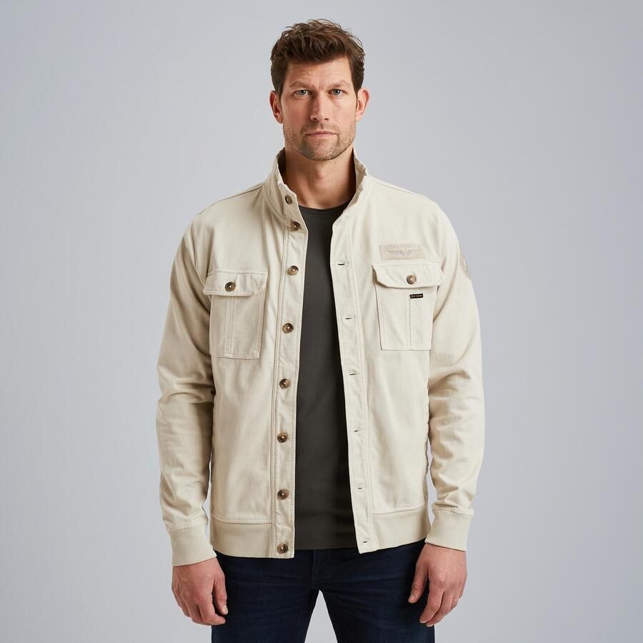 PME Legend Knoopjas Open Einde Jersey Beige Heren