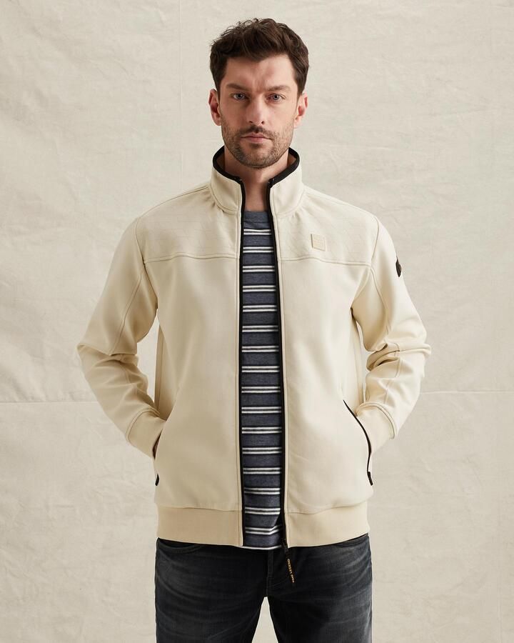 PME LEGEND Sweat jacket met opstaande kraag en ritssluiting - Foto 6