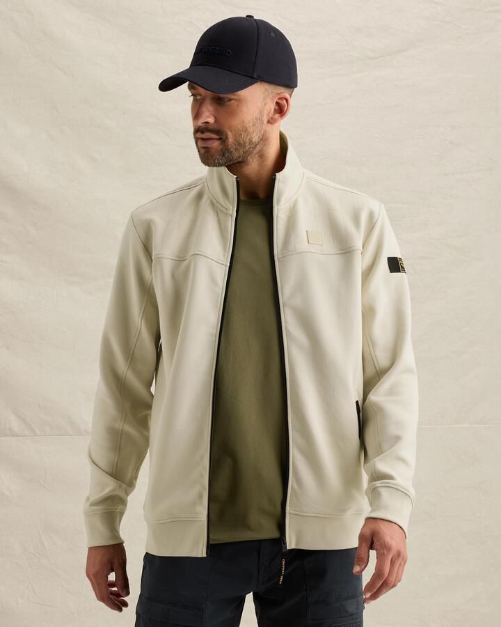 PME LEGEND Heren Truien & Vesten Zip Jacket Interlock Sweat Ecru - Foto 5