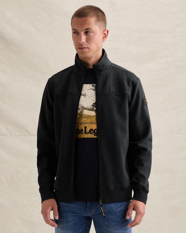 PME LEGEND Heren Truien & Vesten Zip Jacket Interlock Sweat Donkerblauw - Foto 6