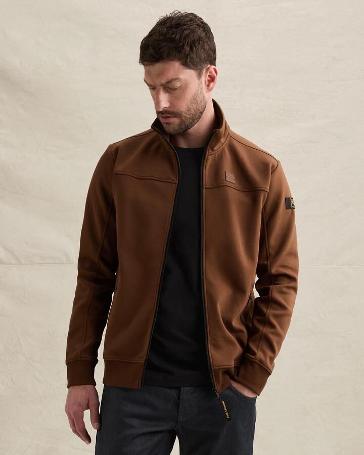 PME LEGEND Sweat jacket met ritssluiting en gequilt patroon - Foto 2