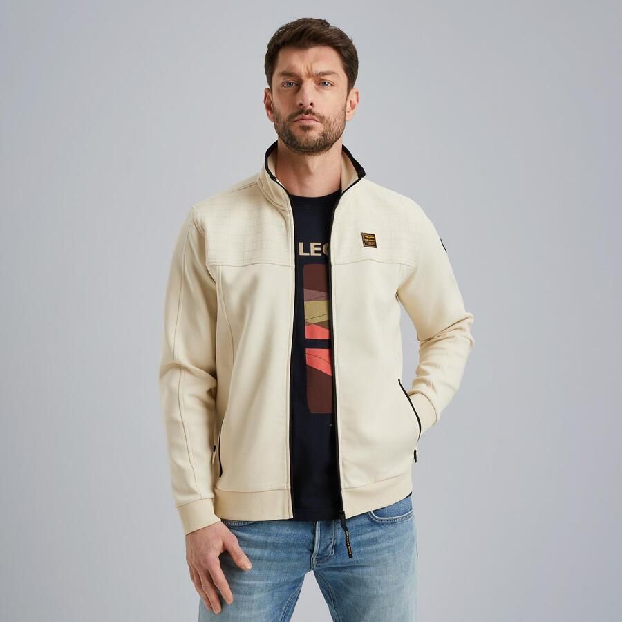 PME Legend Sweatjack met labelbadges model 'spacer look'