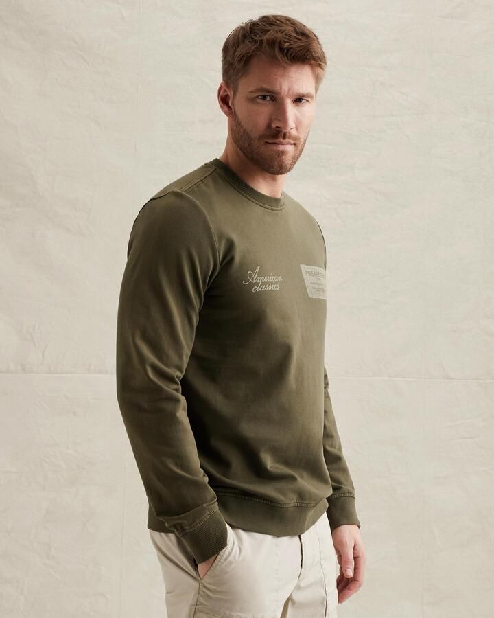 PME LEGEND Sweatshirt met artworks en flight pocket - Foto 2
