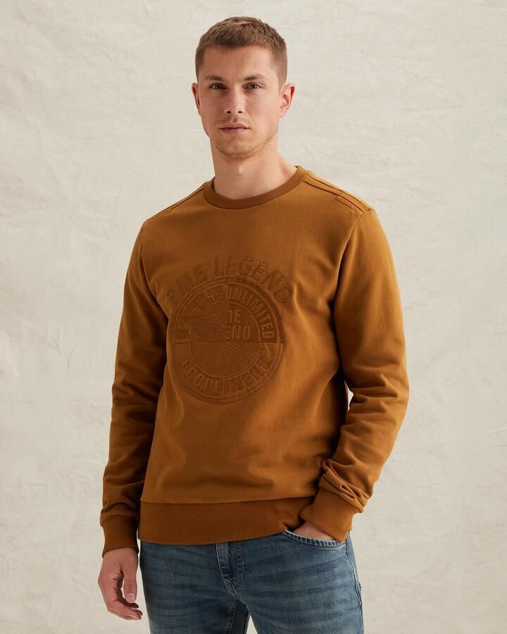 PME LEGEND Sweatshirt met geborduurd artwork