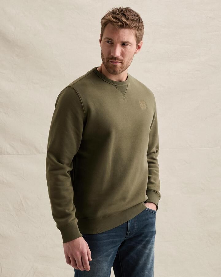 PME LEGEND Sweatshirt met raglanmouwen en flight pocket