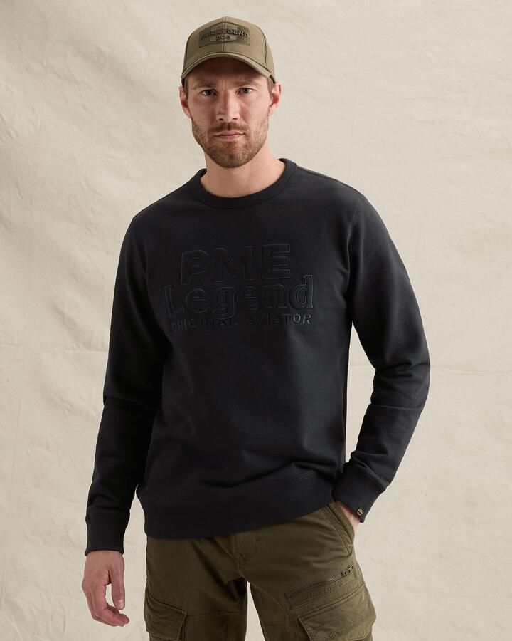 PME LEGEND Sweatshirt met ronde hals en artwork